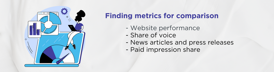 Finding metrics for comparison