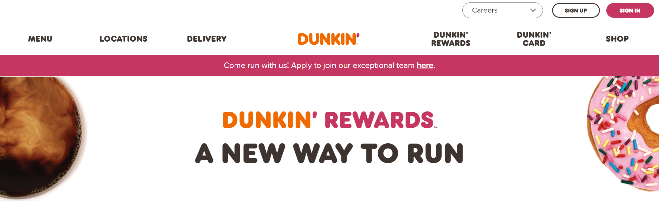 dunkin-horizontal-navigation