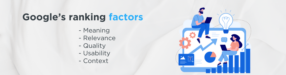 A list of Google ranking factors