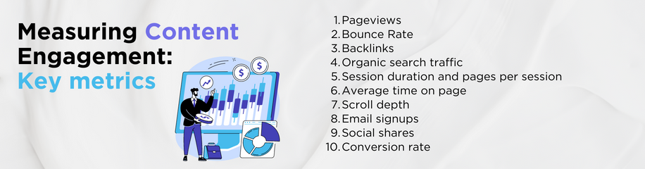 Measuring content engagement key metrics