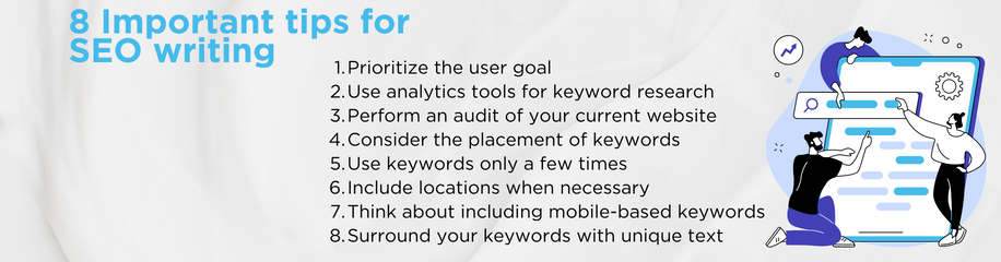 Important tips for SEO writing