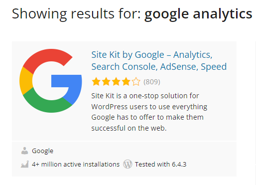 google analytics wordpress plugin