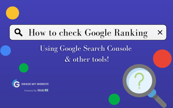 how to check Google ranking